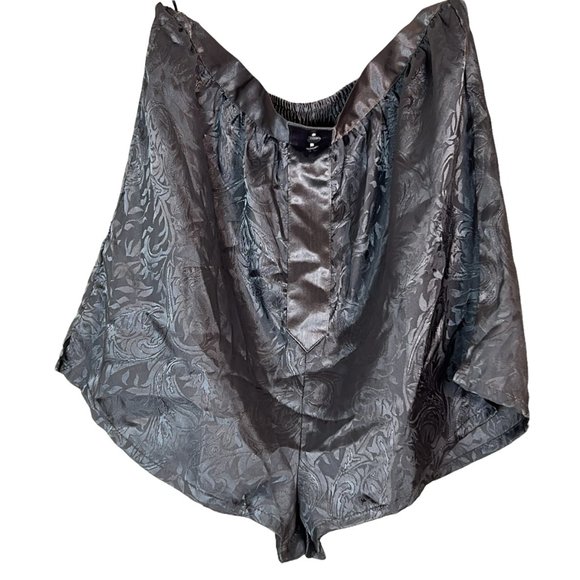 Partners Mervyns Gray Silky Pajama Shorts, Size: Medium - Picture 1 of 4